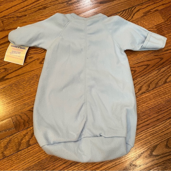 Healthtex Fleece Blanket Baby Bag Blue Size 0-6Months - Picture 2 of 5